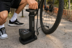 Inflador Pedal Pump - Manometro 80 Psi - C/ Válvula Dual
