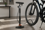Inflador De Pie - C/ Manómetro - 160 Psi - Presta Schrader