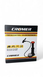Inflador Pedal Compacto - 100psi - C/ Manometro Valvula Dual - Image 6